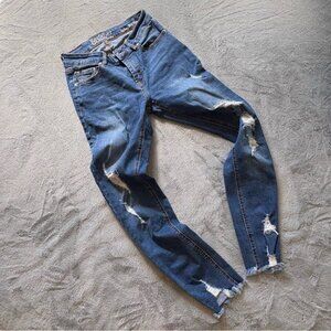 Resfeber Distressed Boyfriend Skinny Jeans Size 6